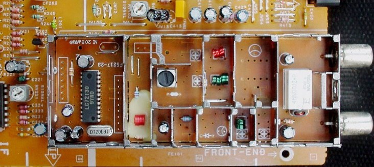 tuner module with lid removed